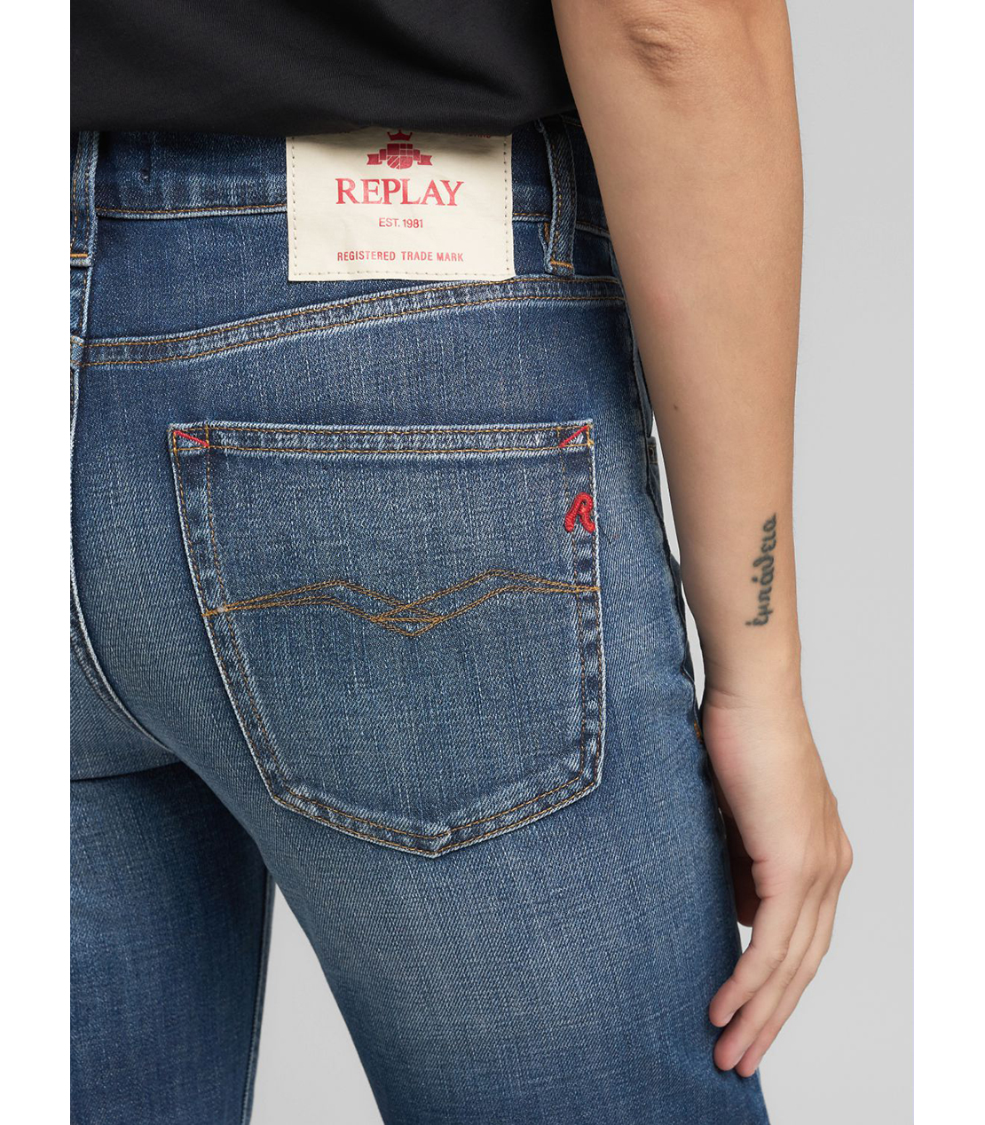 ストレートフィットAKEME コンフォートインディゴデニム 詳細画像 ブルー 6